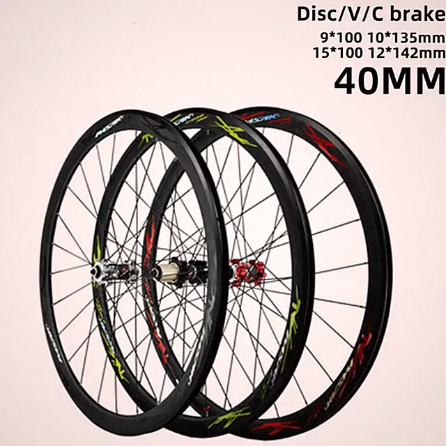 700C Road Bike Wheel Set XC Cross Country Bike Wheels 40MM Rim 29Inch 7-12 Speed