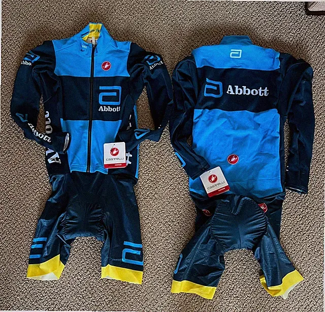 Castelli Mens Medium Cycling Bike One Piece Triathlon Rosso Corsa Suit San Remo
