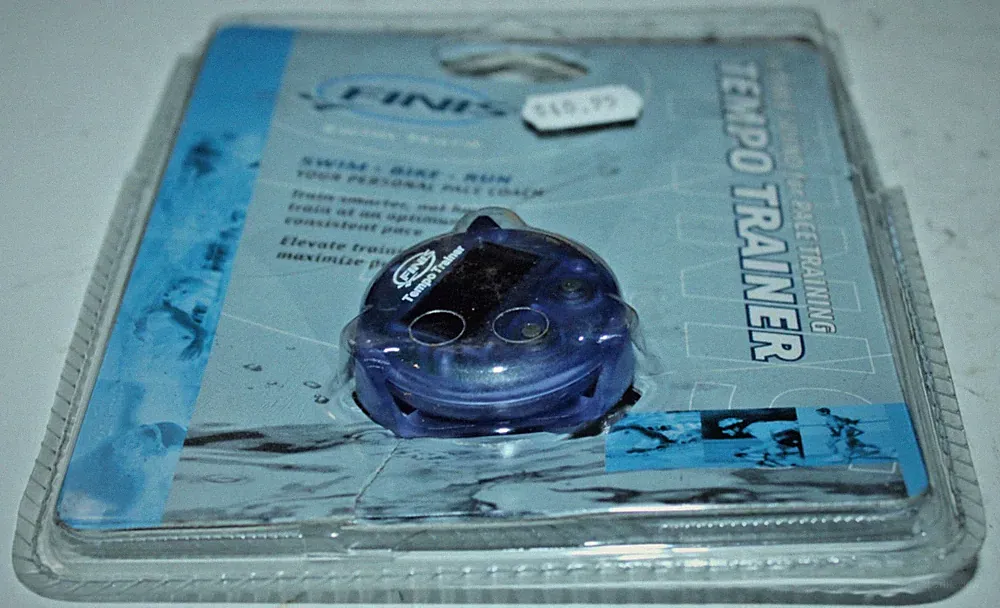 Finis Wireless Tempo Trainer Bike Swim Run Triathlon Training Computer Blue Cafe