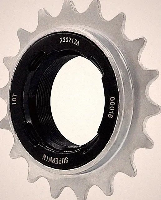 Single-Speed Bike Freewheel 16T/18T/20T Bicycle Freewheel Compatible 1/2 X 1/8