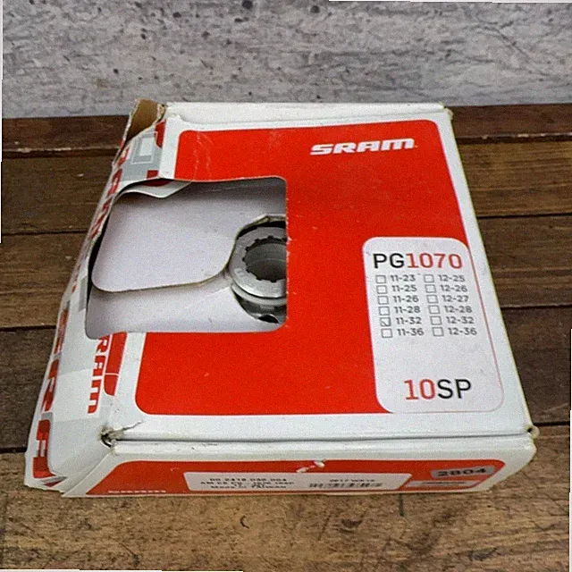 SRAM PG-1070 Cassette 10 Speed 11-32T 32T Silver Road Bike New Open Box
